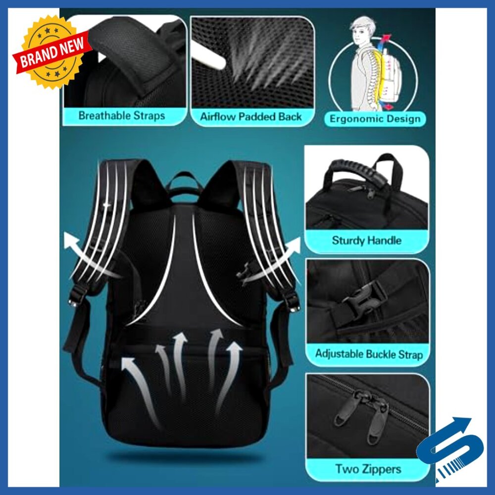 Extra Large Laptop Backpack Tsa Approved Anti The… - image 2